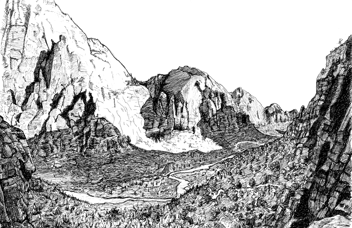 Zion Canyon from Angels Landing